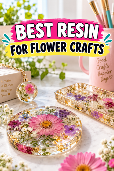 best resin for flower crafts pin