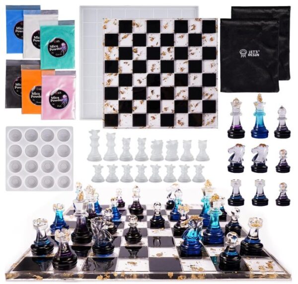things to make with resin guide chess set