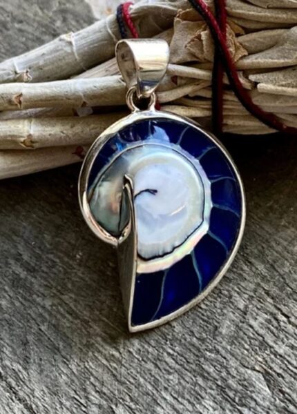 Mother Of Pearl Resin Pendant