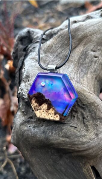 Blue Aurora Necklace