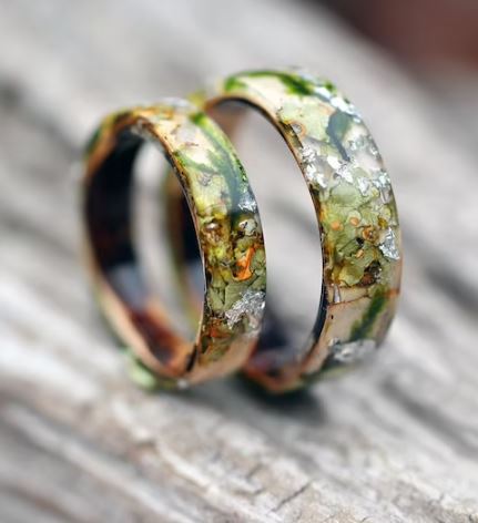 best jewelry shops on etsy for resin rings