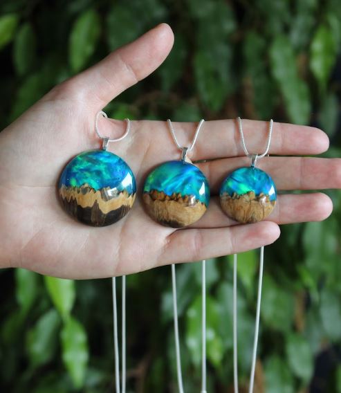 best resin jewelry shops on etsy