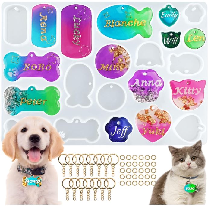 Resin Pet Tags