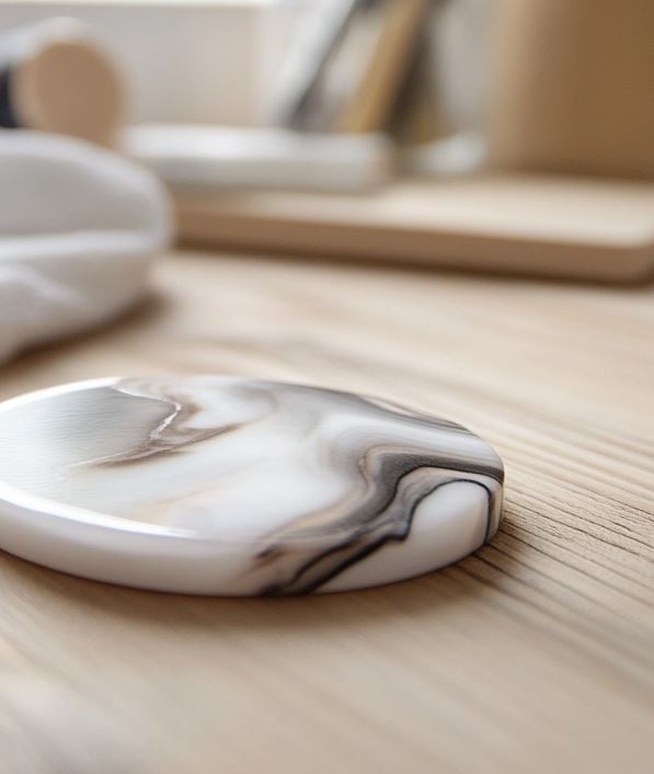 Pour Resin into Molds