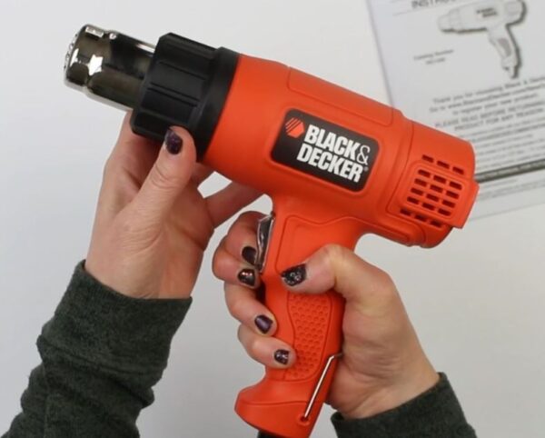 use a heat gun on a low setting