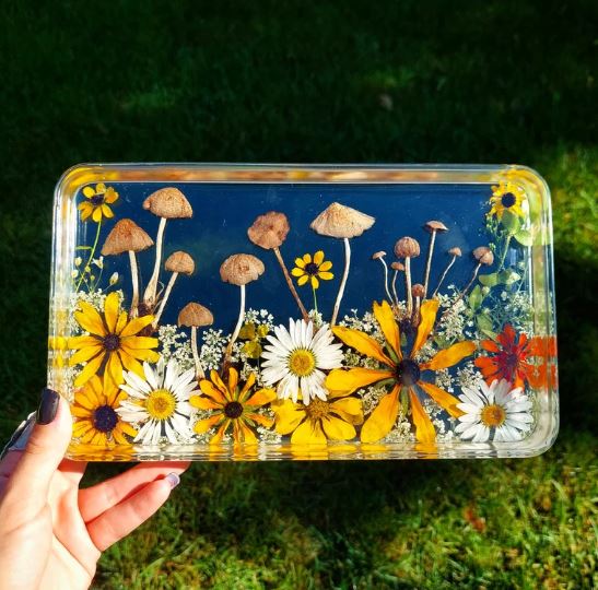 Woodland Floral Tray