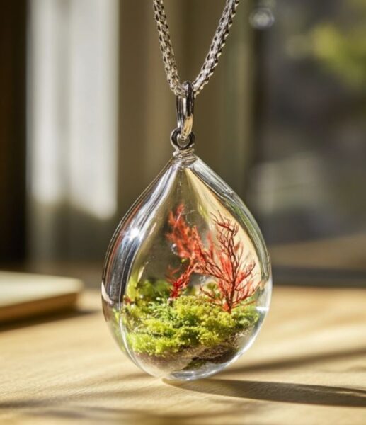 terrarium Resin Necklaces