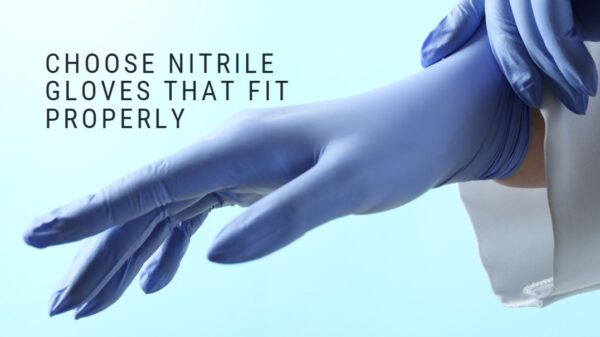 resin safety tips: using nitrile gloves
