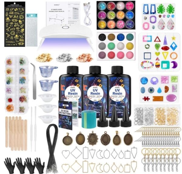 KISREL UV Resin Jewelry Making Kit