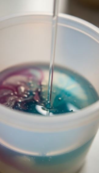 Fix Resin dimples by Mixing properly