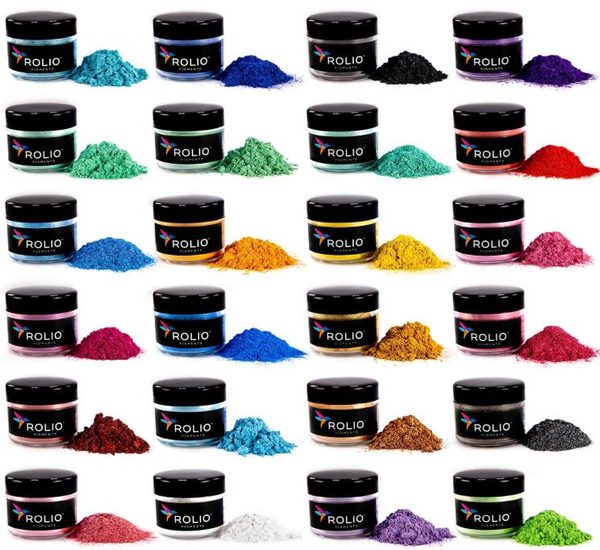 mica colorants for resin earrings