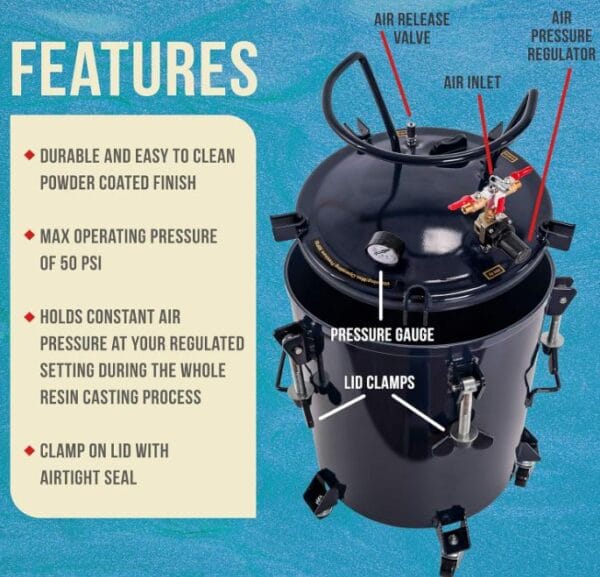 best pressure pot for epoxy casting
