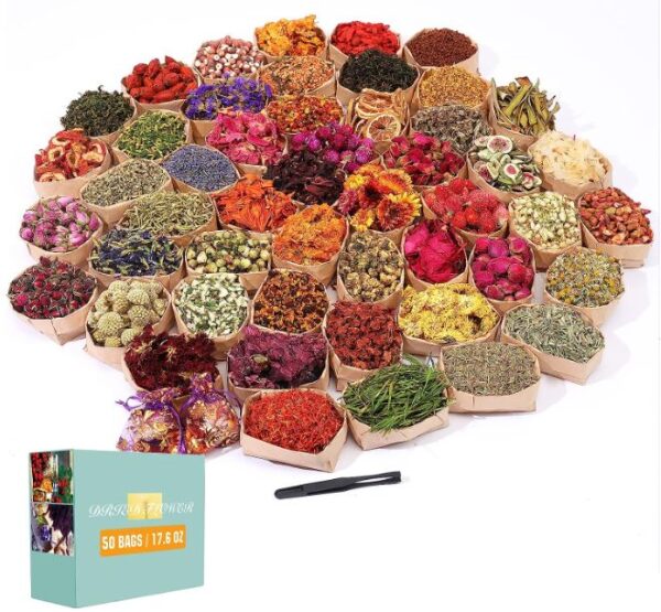 Natural Dried Flowers & Herb Kit