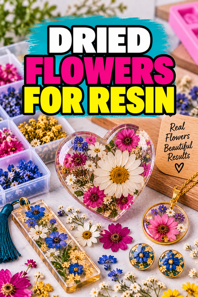 dried flowers for epoxy resin pin
