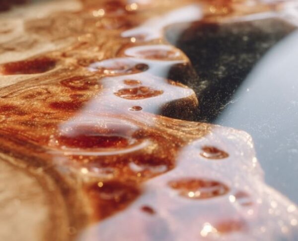 Epoxy Resin Has Dimples