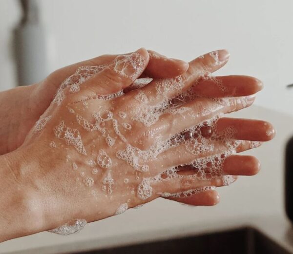 How To Get Resin Off Of Hands & Skin: soap and water