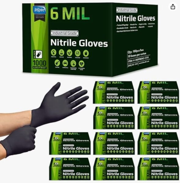nitrile gloves for epoxy
