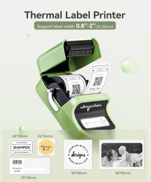 thermal label printer for epoxy resin supplies