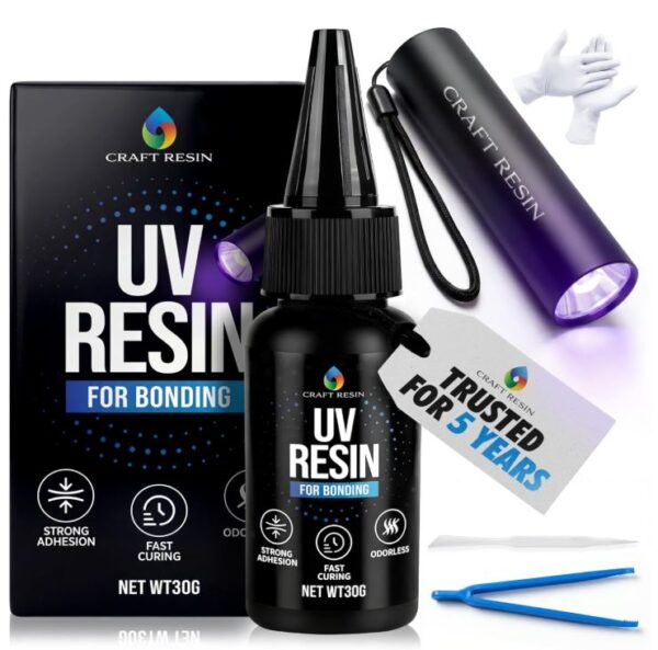 uV resin kit with light