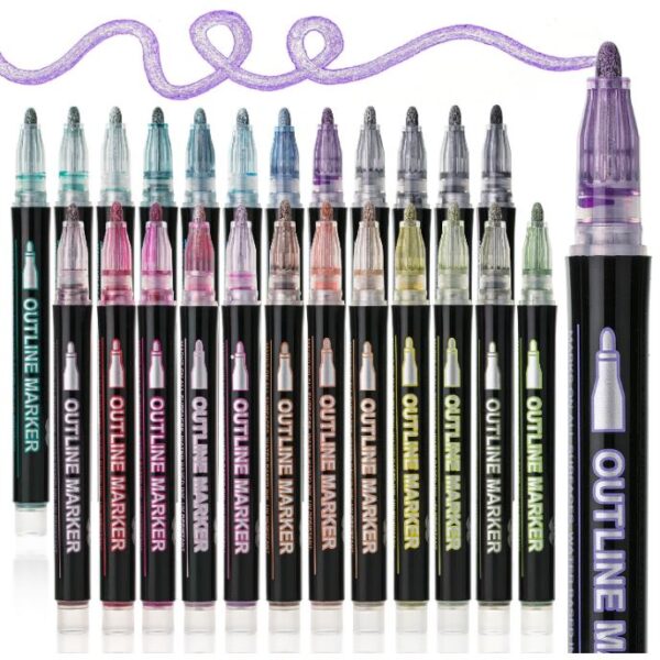 Mr. Pen Outline Markers