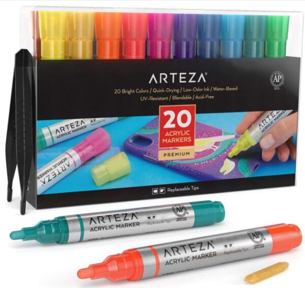 Arteza acrylic paint markers