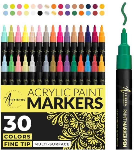 Artistro acrylic paint pen sets for resin