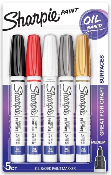 sharpie oil based paint pens