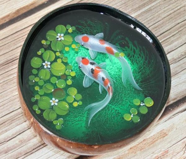 Handpainted Resin Art