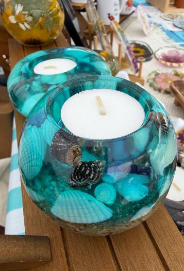 Resin Candle Holders