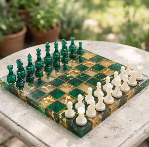 resin chess set