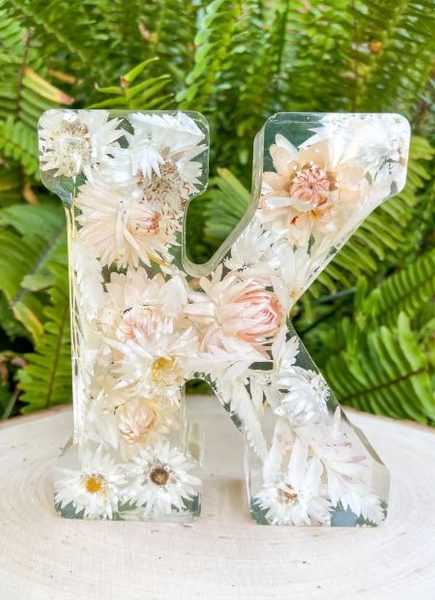 Large resin Letter