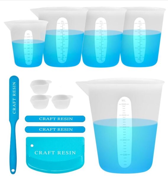 craft resin silicone measuring cups 4
