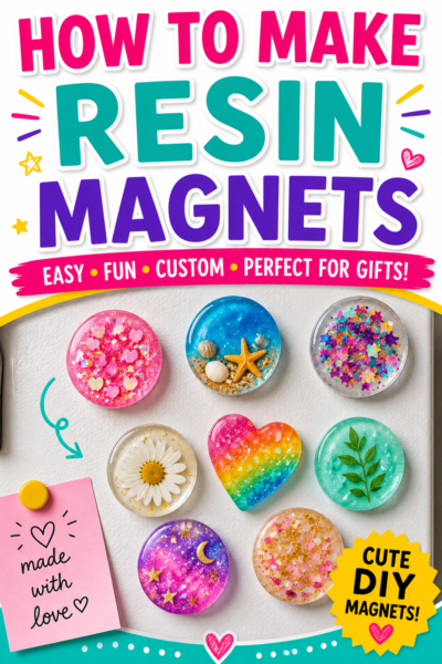 how to make resin magnets