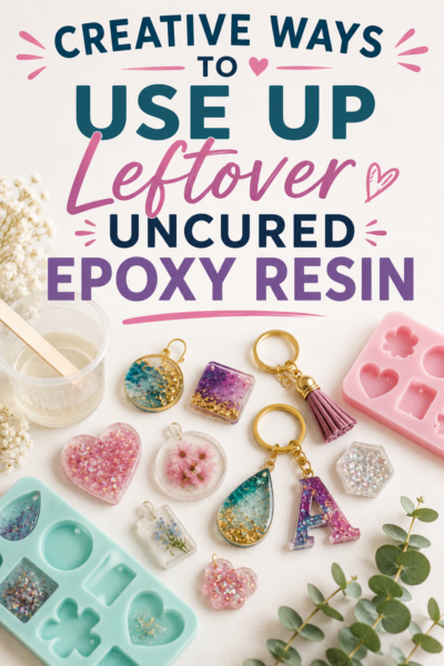 ideas to use leftover uncured resin