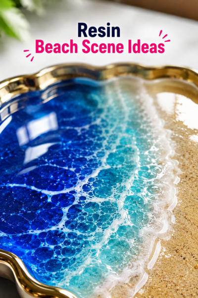 resin beach scene ideas