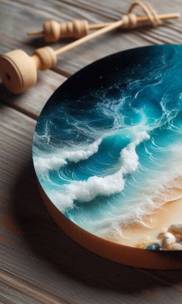 resin beach scenes