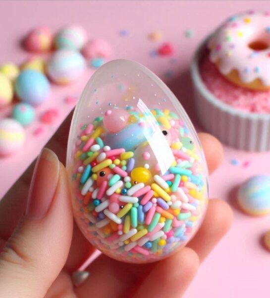 Sprinkle Resin eggs