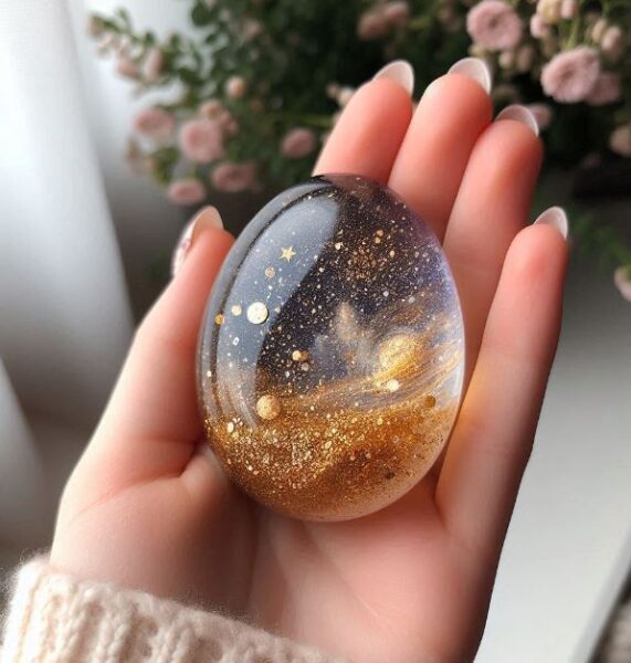 Nebula resin eggs