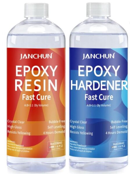 secure the lids on the epoxy