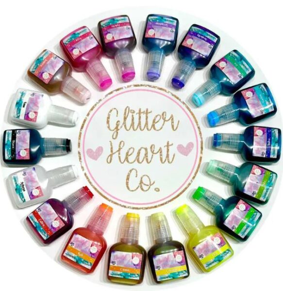 Glitter heart Co