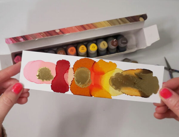 test the colors before using