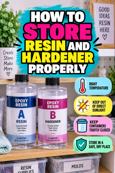 how to store resin and hardener properly pin