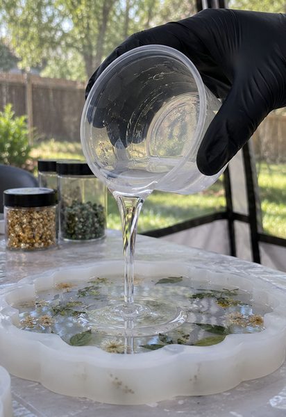 using epoxy resin outside