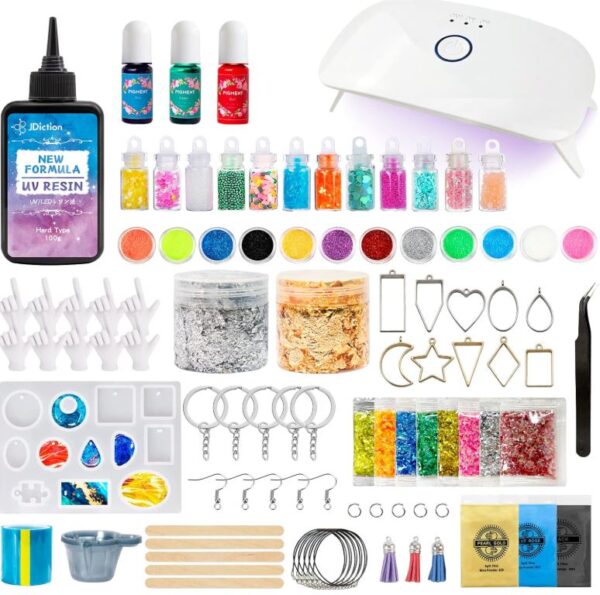 JDiction UV Resin Jewelry Kit