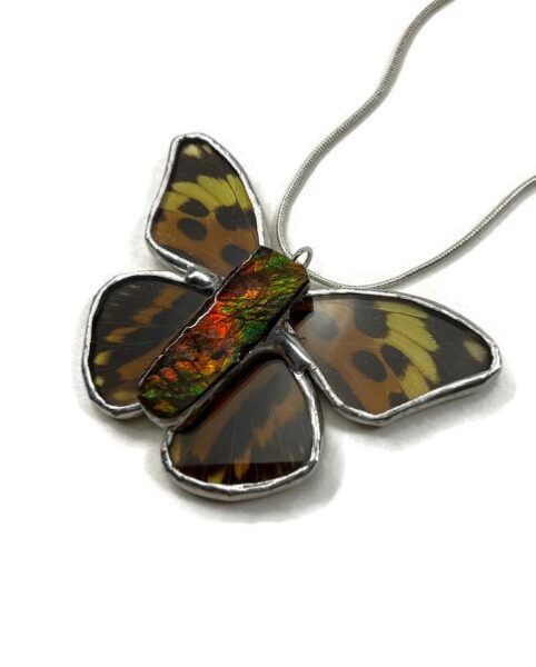 Butterfly Ammolite Pendant