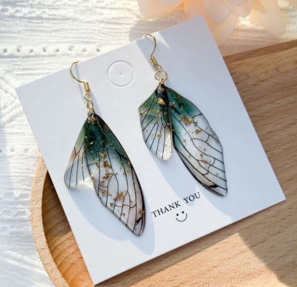 Resin Butterfly Earrings