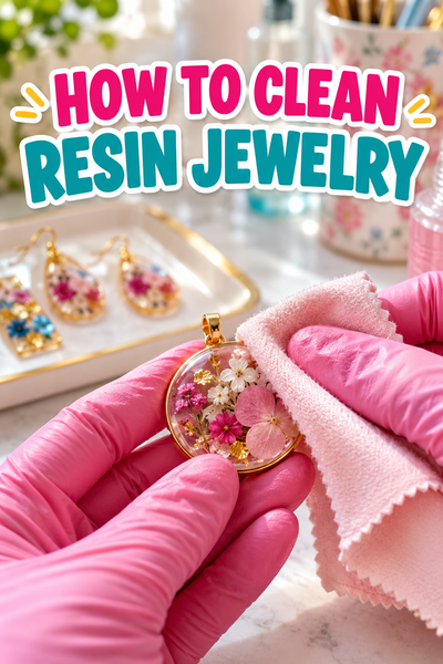 how to clean resin jewelry