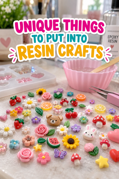 unique things to put in resin