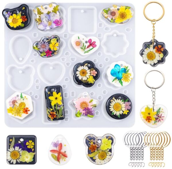 Gather your resin keychain materials