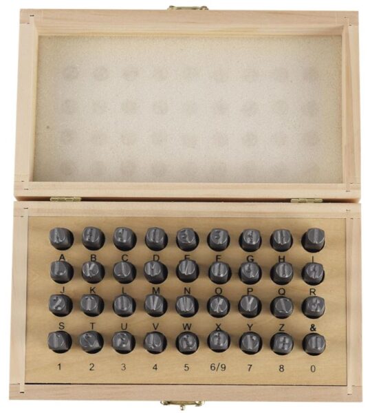 Letter and Number Stamp Set